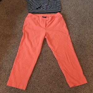 Coral ankle pants